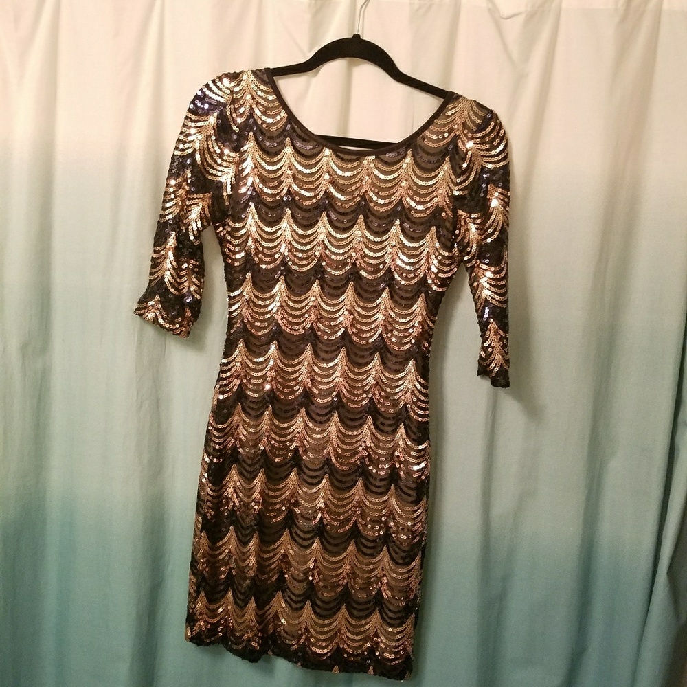 Sequin Windsor dress